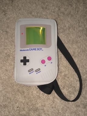 White Nintendo Game Boy Cross Body Messenger Bag Comfy Stylish Limited Edition